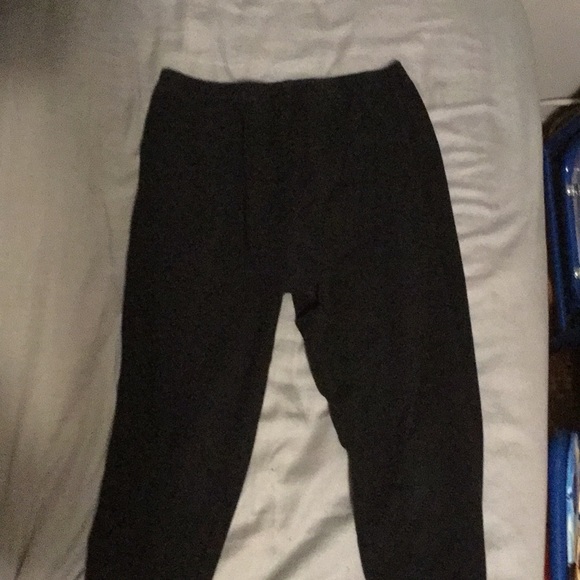 Bobbie brooks 7/8 youth ankle lace black leggings. - Picture 1 of 5